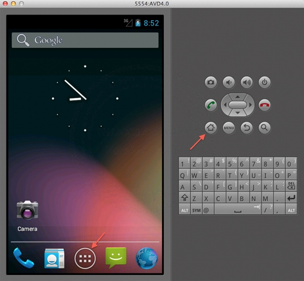 the android emulator for mac